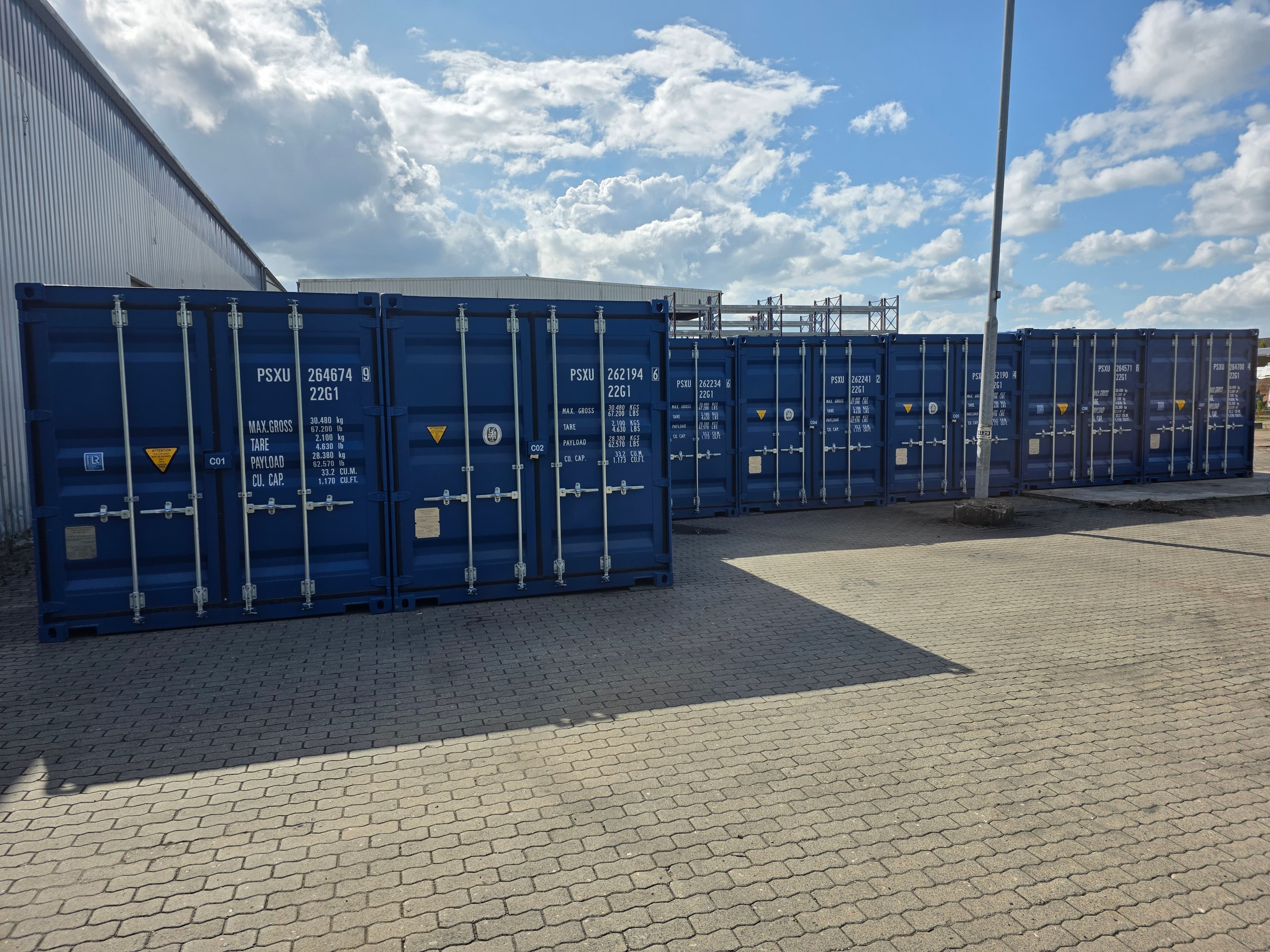 Gesichert · Container / Lagerbox in Neumünster – Lagerboxen / Lagercontainer / Self-Storage